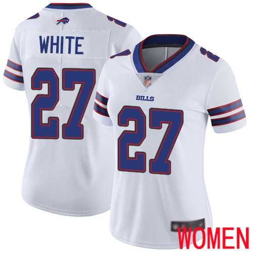 Women Buffalo Bills #27 Tre Davious White White Vapor Untouchable Limited Player NFL Jersey->women nfl jersey->Women Jersey